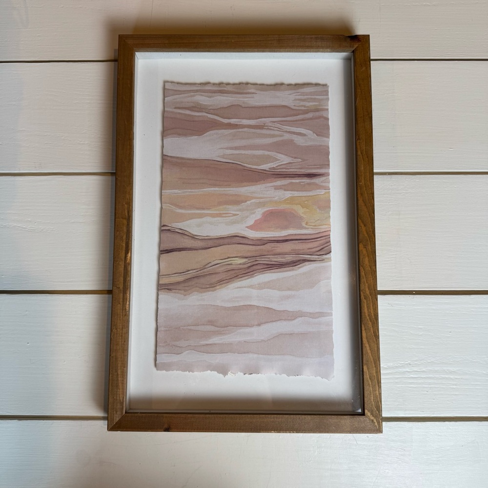Abstract Art in Wooden Frame